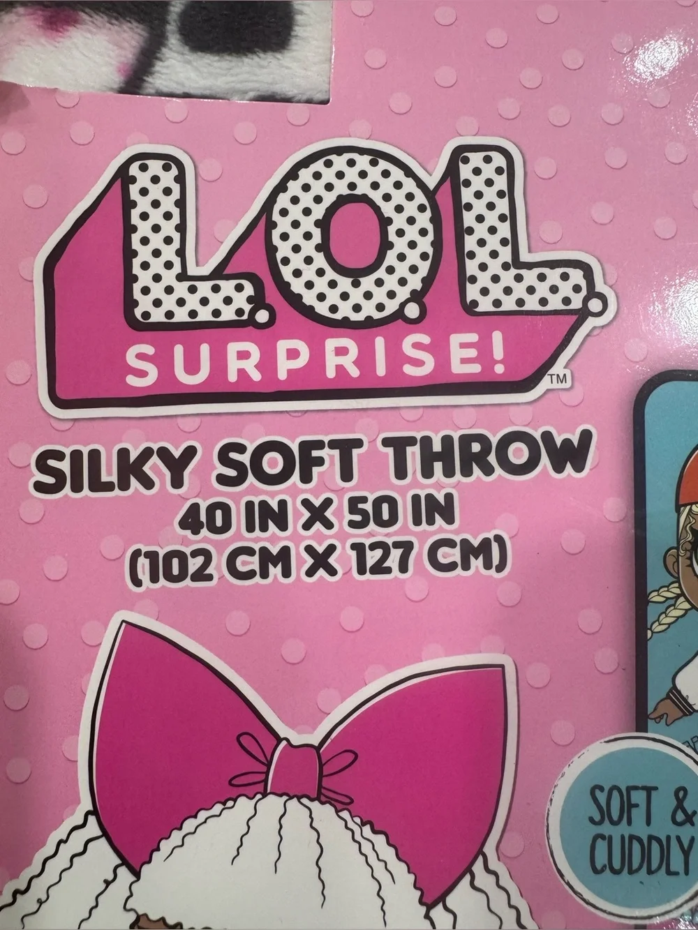 LOL SUPER SILKY SOFT THROW BLANKET NEW NWT RARE HTF COZY FUN 4 HOME OR TRAVEL